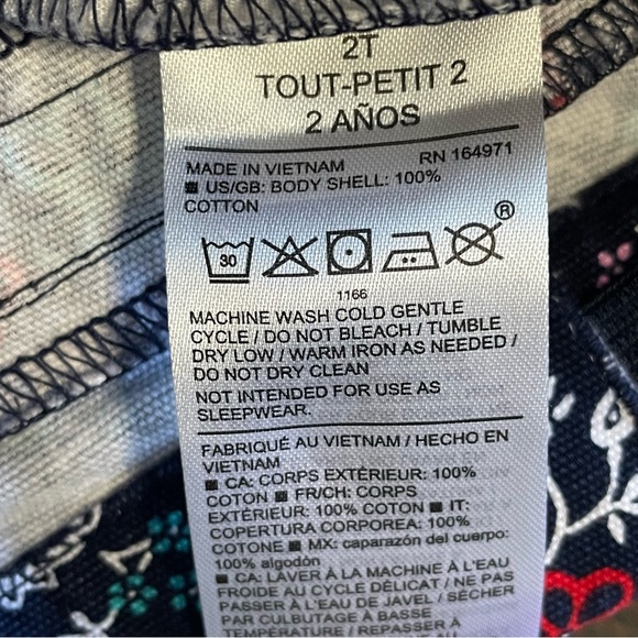 Janie and Jack Floral Print Canvas Shorts - Picture 8 of 8